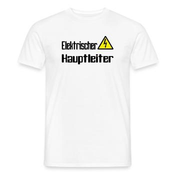 hauptleiter - Männer T-Shirt - Weiß - Vorne - AI Model Male 178 dark (178cm)