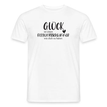 Rettungsschwimmer Schwimmen Wasser Geschenk - Männer T-Shirt - Weiß - Vorne - AI Model Male 178 dark (178cm)