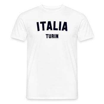 TURIN Italia Italien Italy - Männer T-Shirt - Weiß - Vorne - AI Model Male 178 dark (178cm)