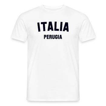 PERUGIA Italia Italien Italie - T-shirt homme - blanc - Devant - AI Model Male 178 dark (178cm)