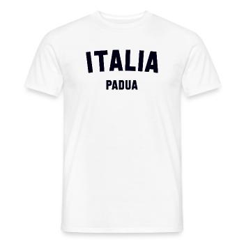 PADUA Italia Italien Italy - Männer T-Shirt - Weiß - Vorne - AI Model Male 178 dark (178cm)