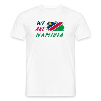 Wir sind Namibia - Männer T-Shirt - Weiß - Vorne - AI Model Male 178 dark (178cm)