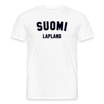 LAPLAND Suomi Lappland Finnland - Männer T-Shirt - Weiß - Vorne - AI Model Male 178 dark (178cm)