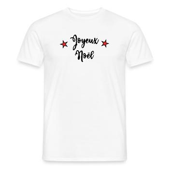 WEIHNACHTEN. FROHE WEIHNACHTEN. FROHE WEIHNACHTEN. WEIHNACHTSMANN - Männer T-Shirt - Weiß - Vorne - AI Model Male 178 dark (178cm)