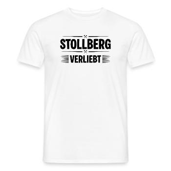 Stollberg Verliebt - Männer T-Shirt - Weiß - Vorne - AI Model Male 178 dark (178cm)