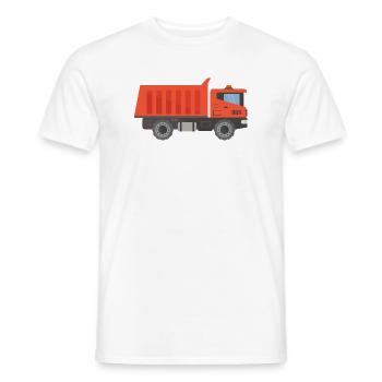 Truck - Men's T-Shirt - white - Front - AI Model Male 178 dark (178cm)