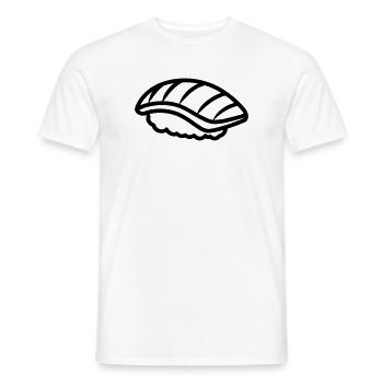 Sushi - Männer T-Shirt - Weiß - Vorne - AI Model Male 178 dark (178cm)
