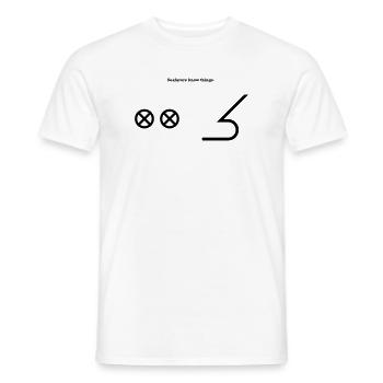 Bow Bow - Nautical Sailing Ships Captain - Men's T-Shirt - white - Front - AI Model Male 178 dark (178cm)