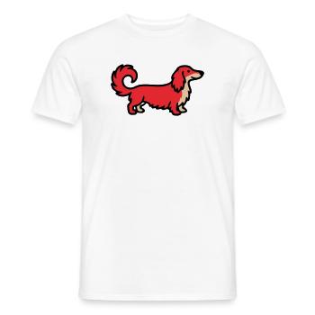 Irischer Setter Retriever Rot - Männer T-Shirt - Weiß - Vorne - AI Model Male 178 dark (178cm)