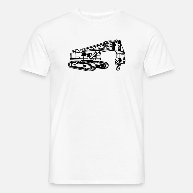 Crane Machine - Men’s T-shirt - white