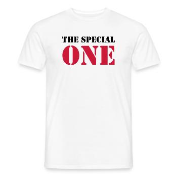 The Special One - T-shirt homme - blanc - Devant - AI Model Male 178 dark (178cm)