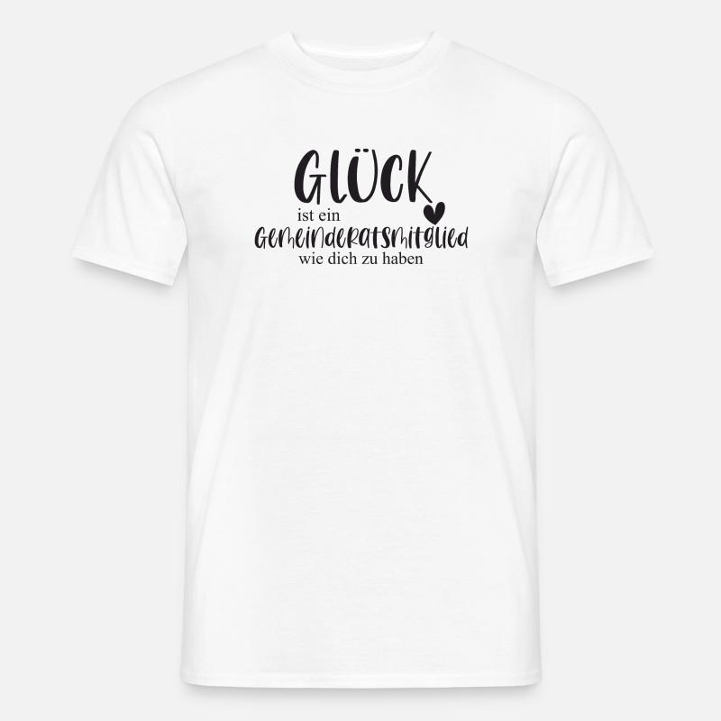 Gemeinderatsmitglied Ehrenamt Gemeinde Geschenk - Männer T-Shirt - Weiß