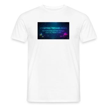 Cymatrix Neontraum Pilzlandschaft - Männer T-Shirt - Weiß - Vorne - AI Model Male 178 dark (178cm)