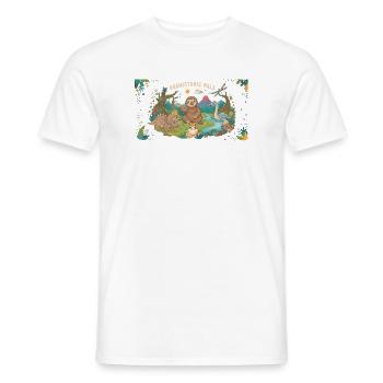 Prehistoric Pals Dino & Friends - Männer T-Shirt - Weiß - Vorne - AI Model Male 178 dark (178cm)