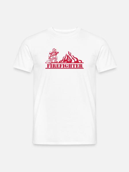 Freiwillige Feuerwehr , Shirt ,Firefigther ...(25) - Männer T-Shirt - Weiß