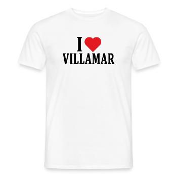 T-shirt J’adore Villamar t-shirt Sardaigne - T-shirt homme - blanc - Devant - AI Model Male 178 dark (178cm)