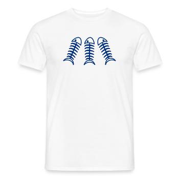 SARDINE. FISH. APRIL FOOL. EASTER. SEA - Men's T-Shirt - white - Front - AI Model Male 178 dark (178cm)