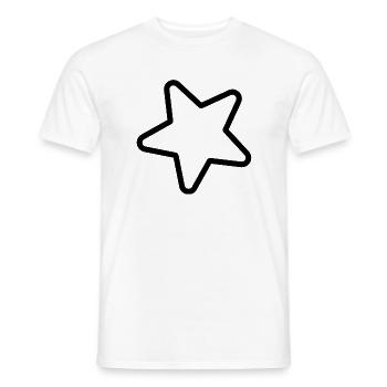 Y2K Logo - Men's T-Shirt - white - Front - AI Model Male 178 dark (178cm)