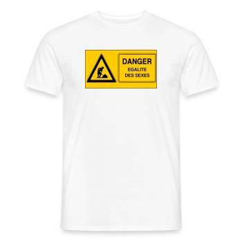 Geschlechtergleichheit - Männer T-Shirt - Weiß - Vorne - AI Model Male 178 dark (178cm)