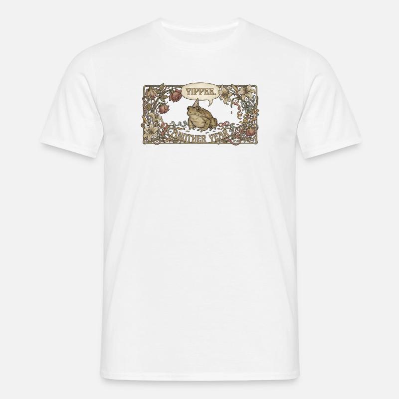 Yippee Another Year Toad - Men's T-Shirt - white