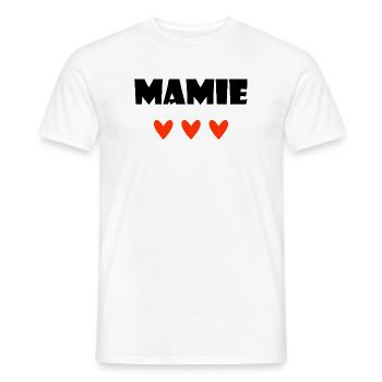 OMA. MAMA. OMA. MUTTERTAG - Männer T-Shirt - Weiß - Vorne - AI Model Male 178 dark (178cm)