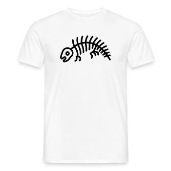 os dinosaure - T-shirt homme - blanc - Devant - AI Model Male 178 dark (178cm)