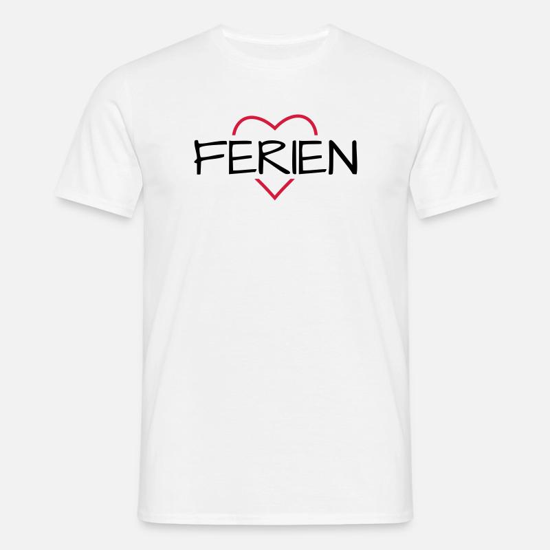 Ferien - Männer T-Shirt - Weiß