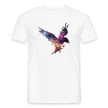 Rabe der Welten - Männer T-Shirt - Weiß - Vorne - AI Model Male 178 dark (178cm)