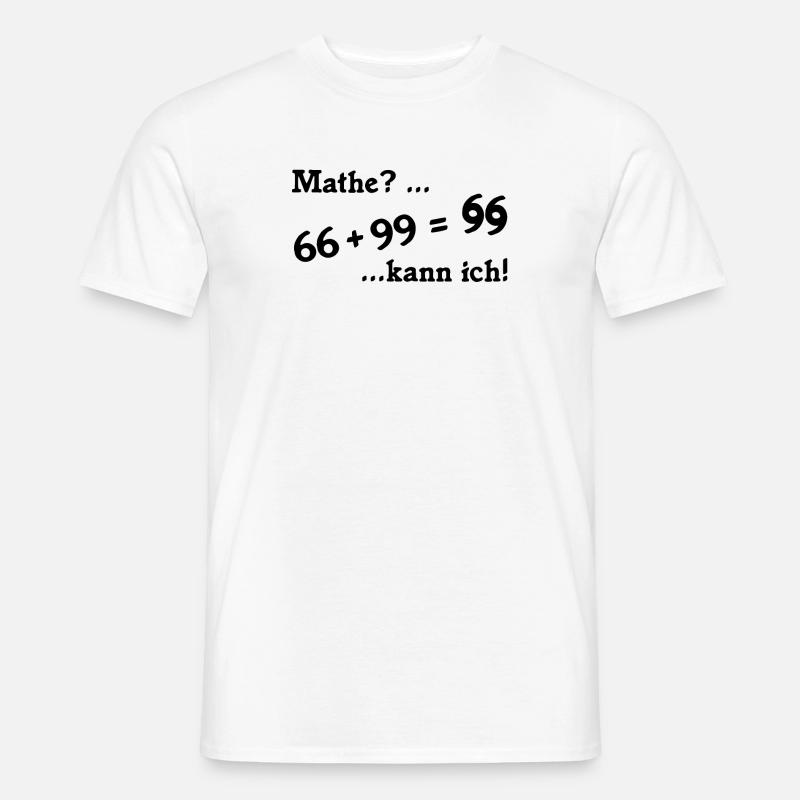 66plus99 v2 schwarz - Männer T-Shirt - Weiß