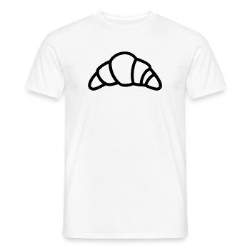 Halbmond - Männer T-Shirt - Weiß - Vorne - AI Model Male 178 dark (178cm)