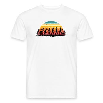 Dog Walker Gift for Dog Trainer - Men's T-Shirt - white - Front - AI Model Male 178 dark (178cm)