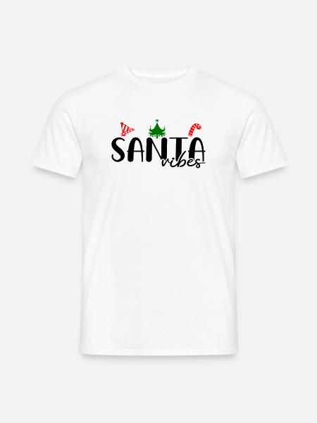 Weihnachtsbaum Zuckerstange Advent - Männer T-Shirt - Weiß