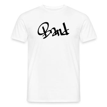 Band - Männer T-Shirt - Weiß - Vorne - AI Model Male 178 dark (178cm)