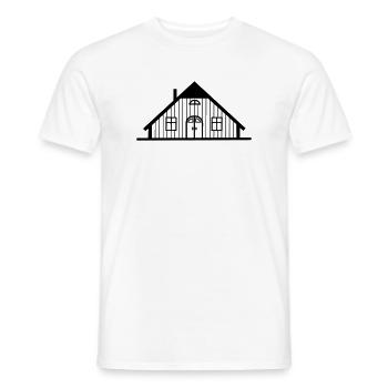 Entrepôt de grange de ferme - T-shirt homme - blanc - Devant - AI Model Male 178 dark (178cm)