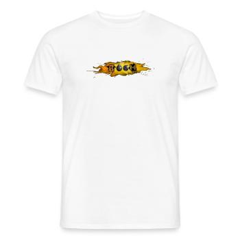 BOOM - T-shirt homme - blanc - Devant - AI Model Male 178 dark (178cm)