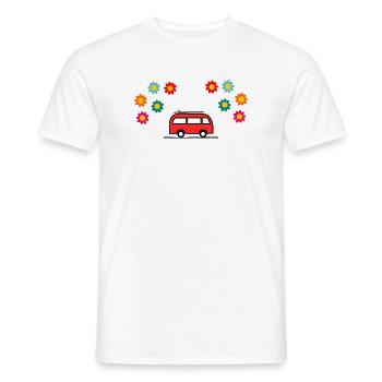 PAPA. OPA. VATERTAG. GELIEBTE. MEISTER - Männer T-Shirt - Weiß - Vorne - AI Model Male 178 dark (178cm)