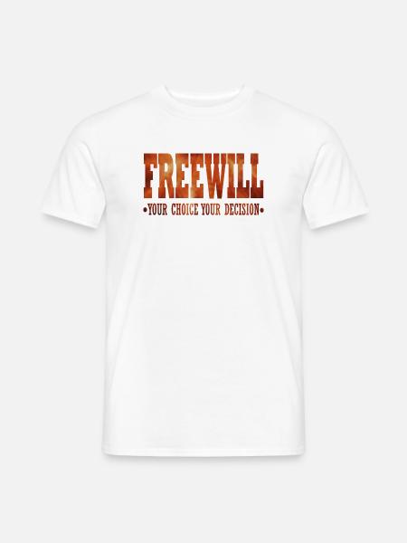 FreeWill - Men's T-Shirt - white