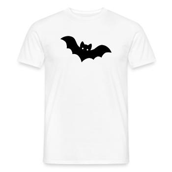Fledermaus - Männer T-Shirt - Weiß - Vorne - AI Model Male 178 dark (178cm)