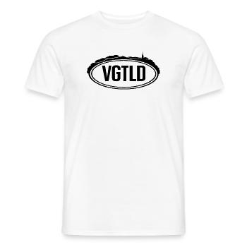 VGTLD - Vogtland - Männer T-Shirt - Weiß - Vorne - AI Model Male 178 dark (178cm)