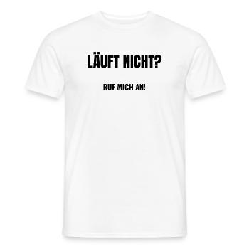 Doesn't Run Call Me Handyman Saying - Men's T-Shirt - white - Front - AI Model Male 178 dark (178cm)