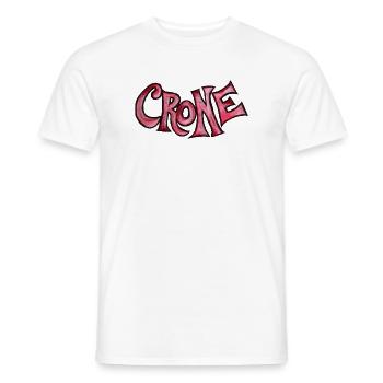 Crone Red Grotesque Text - Männer T-Shirt - Weiß - Vorne - AI Model Male 178 dark (178cm)