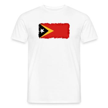 Don pour le Timor-Leste - T-shirt homme - blanc - Devant - AI Model Male 178 dark (178cm)