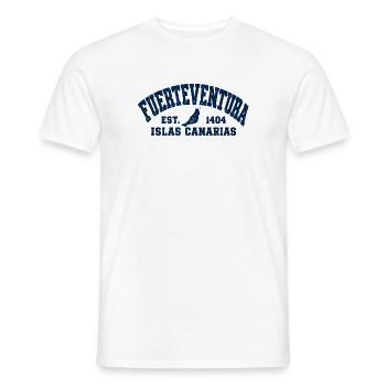 Fuerteventura - Spanien - Islas Canarias - Kanaren - Männer T-Shirt - Weiß - Vorne - AI Model Male 178 dark (178cm)