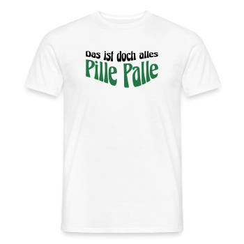 Pille Palle - Männer T-Shirt - Weiß - Vorne - AI Model Male 178 dark (178cm)