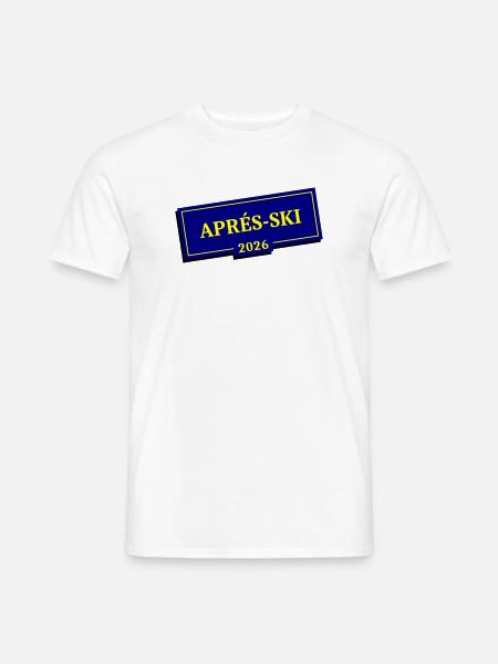 Après-ski 2026 - Men's T-Shirt - white