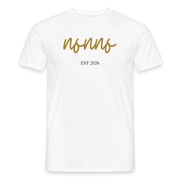 nonno est 2026 - Männer T-Shirt - Weiß - Vorne - AI Model Male 178 dark (178cm)