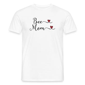 Beekeeper - Bee Mom - Men's T-Shirt - white - Front - AI Model Male 178 dark (178cm)