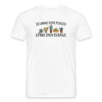 Gärtnern Ich sammle keine Pflanzen - Männer T-Shirt - Weiß - Vorne - AI Model Male 178 dark (178cm)