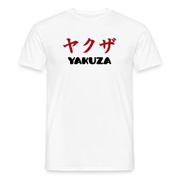 Yakuza - Men's T-Shirt - white - Front - AI Model Male 178 dark (178cm)