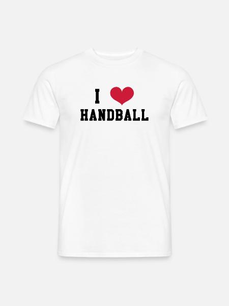I Love Handball - Men's T-Shirt - white